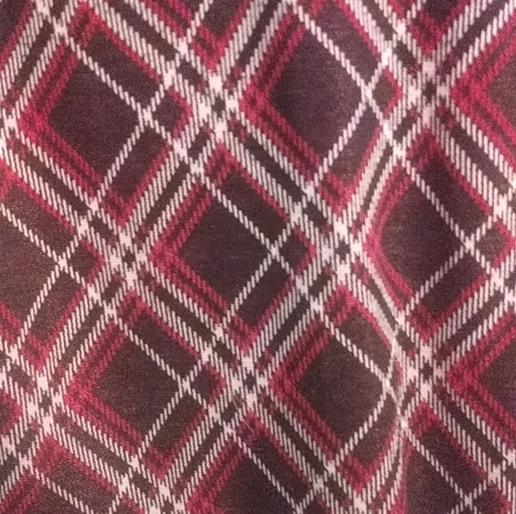 Self Esteem red plaid jumper dress - Picture 3 of 4